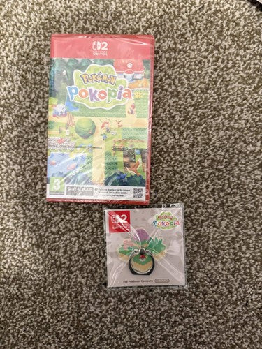 Pokemon Pokopia Nintendo Switch 2 + Bonus Ring Holder - Brand New & Sealed