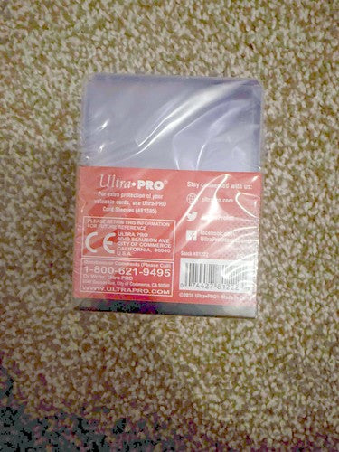Ultra Pro 3" x 4" Regular Clear Toploaders 35pt - 25 Pack - Brand New & Sealed