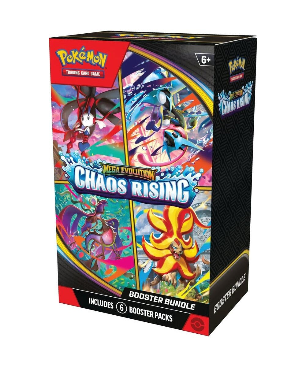 Pokémon TCG Mega Evolution Chaos Rising Booster Bundle 6 Packs English New