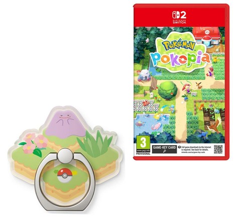 Pokemon Pokopia Nintendo Switch 2 + Bonus Ring Holder - Brand New & Sealed