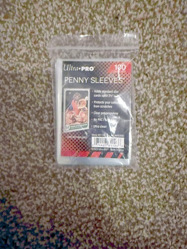Ultra Pro Penny Sleeves 100 Pack Clear Soft Card Sleeves - Brand New & Sealed