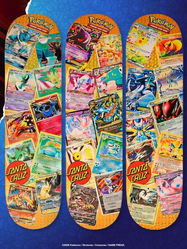 Santa Cruz x Pokemon TCG Blind Bag Skateboard Deck 8" 2026 30th - New & Sealed
