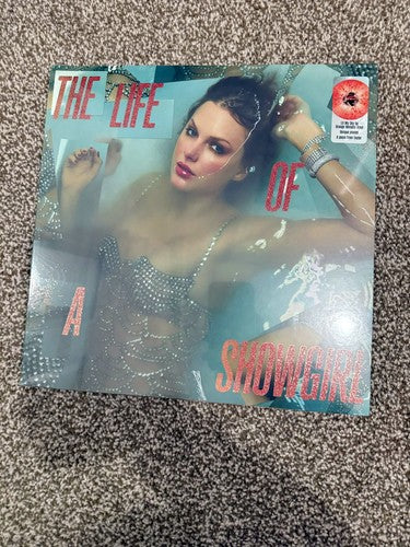 Taylor Swift Life of a Showgirl Lit My Sky Up Orange Metallic Vinyl - New Sealed