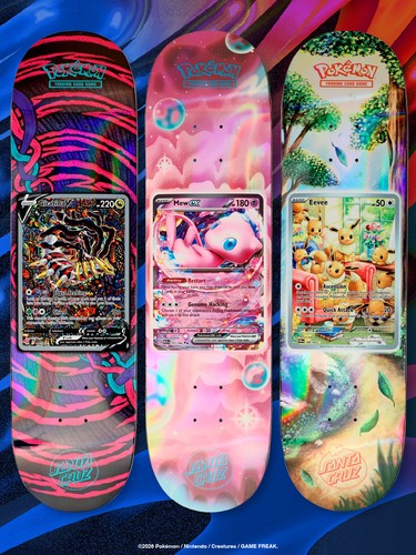 Santa Cruz x Pokemon TCG Blind Bag Skateboard Deck 8" 2026 30th - New & Sealed