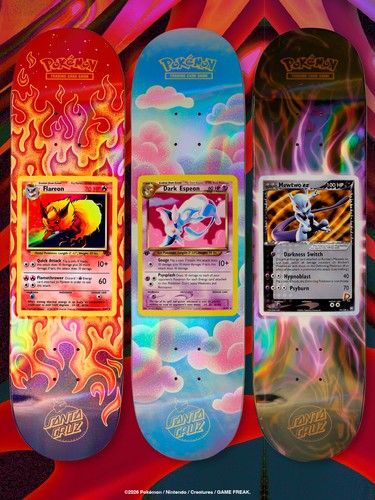 Santa Cruz x Pokemon TCG Blind Bag Skateboard Deck 8" 2026 30th - New & Sealed