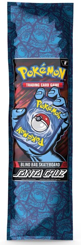 Santa Cruz x Pokemon TCG Blind Bag Skateboard Deck 8" 2026 30th - New & Sealed