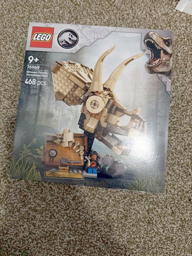 LEGO Jurassic World 76969 Dinosaur Fossils Triceratops Skull - New & Sealed