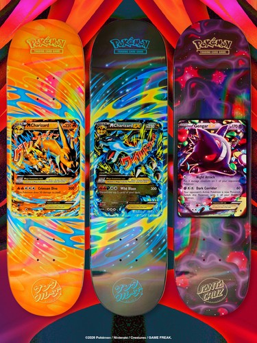Santa Cruz x Pokemon TCG Blind Bag Skateboard Deck 8" 2026 30th - New & Sealed